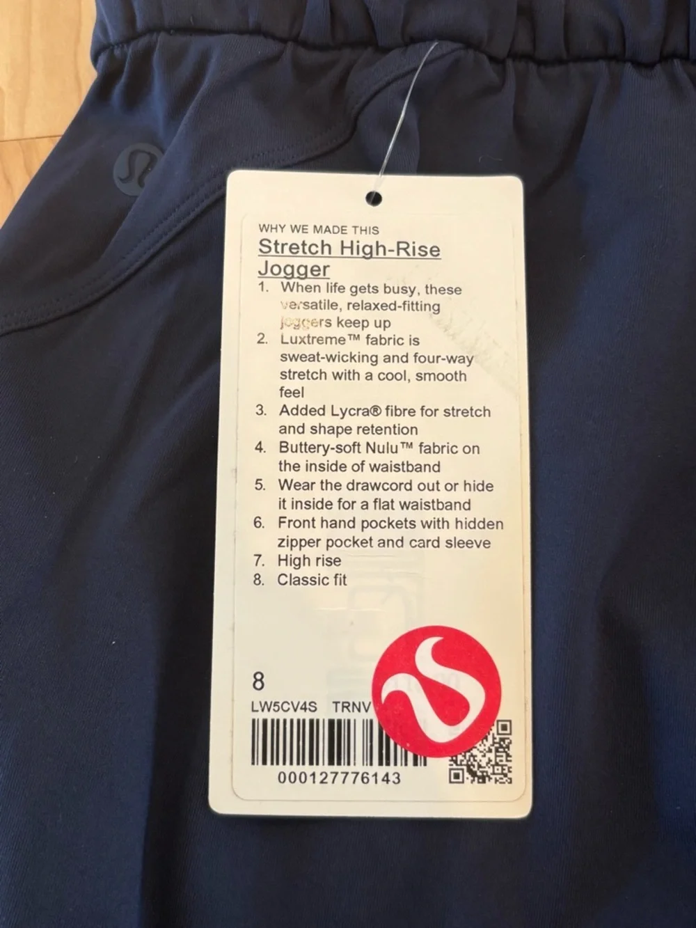 Lululemon Keep Moving Jogger True Navy Size 8 - Picture 11 of 13